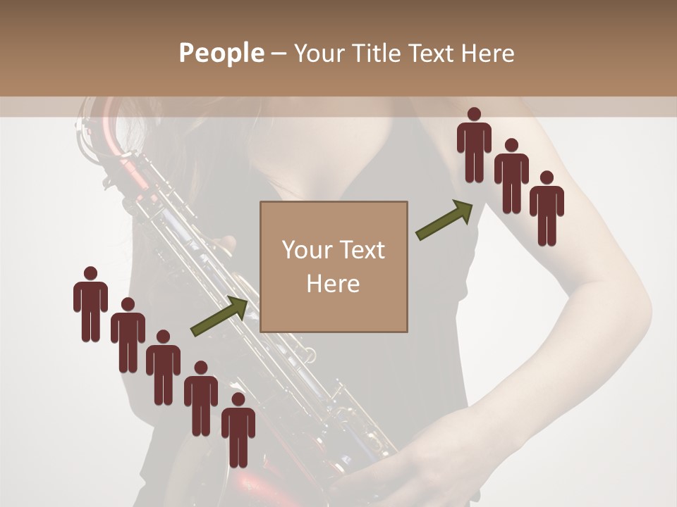 Lady Perform Blondie PowerPoint Template