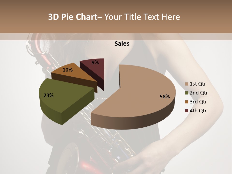 Lady Perform Blondie PowerPoint Template