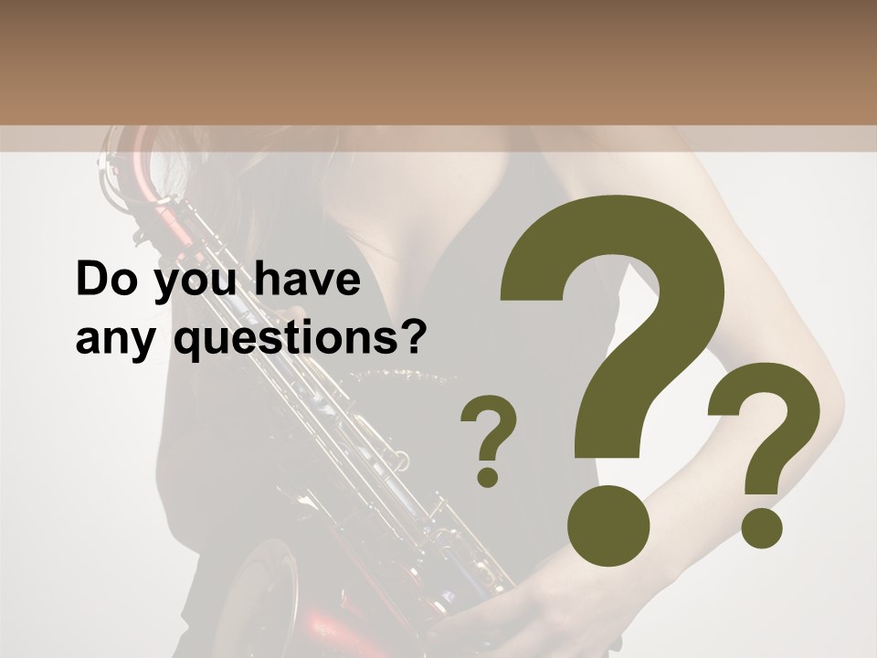 Lady Perform Blondie PowerPoint Template