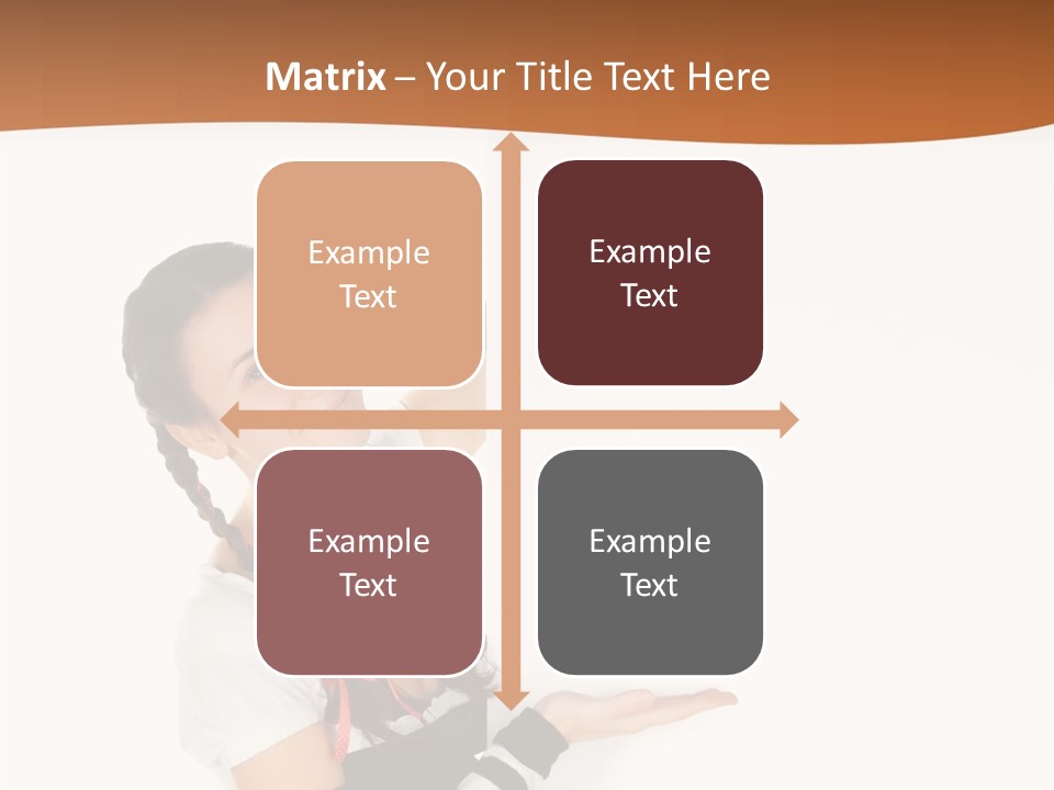 Bavarian Girl Waitress PowerPoint Template