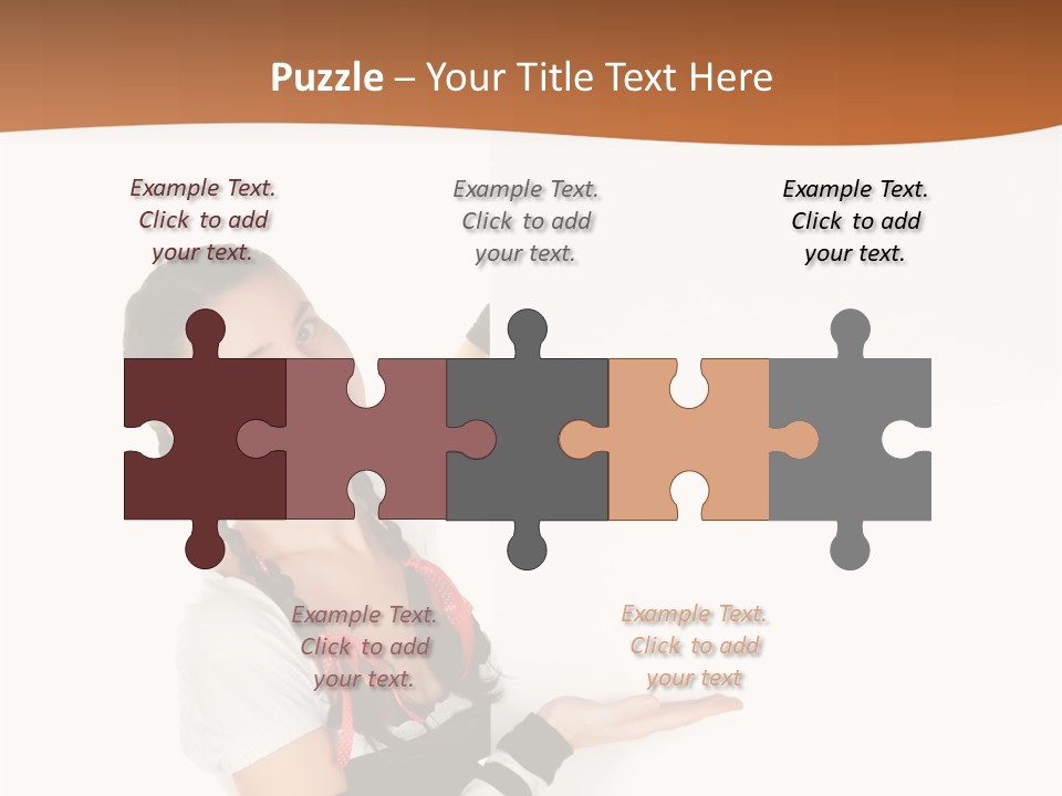 Bavarian Girl Waitress PowerPoint Template