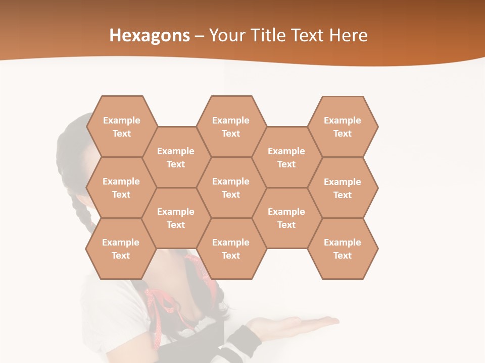 Bavarian Girl Waitress PowerPoint Template