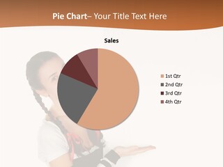 Bavarian Girl Waitress PowerPoint Template