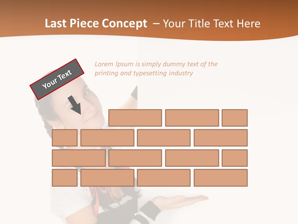 Bavarian Girl Waitress PowerPoint Template