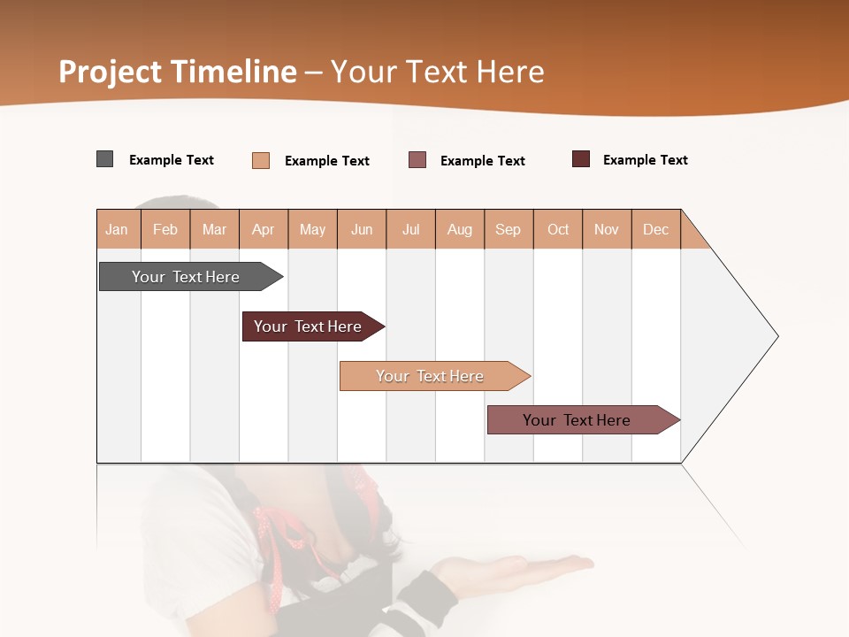 Bavarian Girl Waitress PowerPoint Template