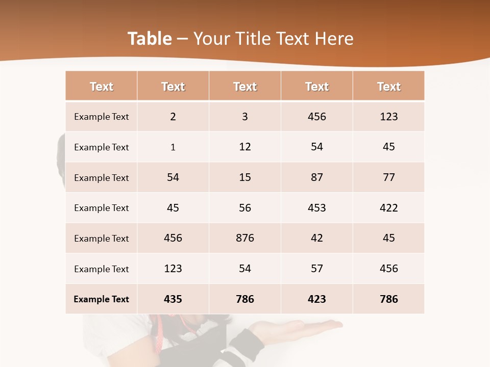 Bavarian Girl Waitress PowerPoint Template