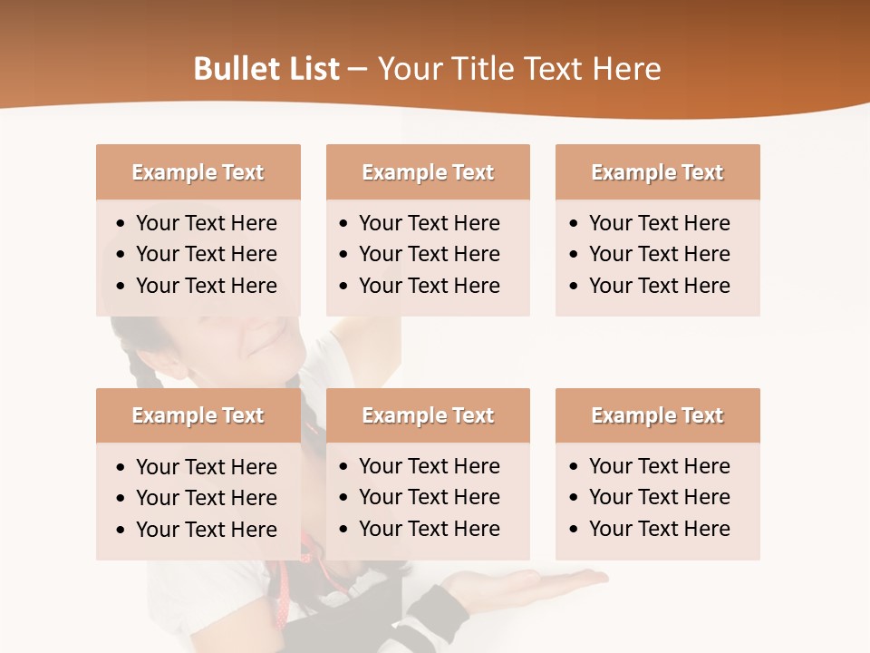 Bavarian Girl Waitress PowerPoint Template