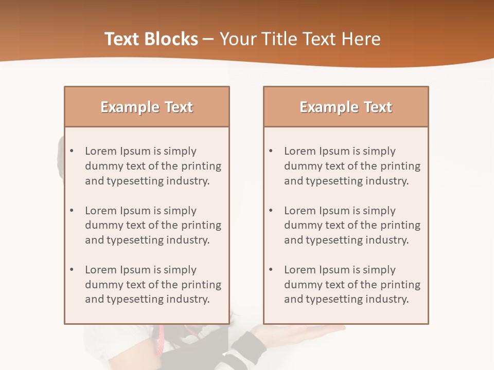 Bavarian Girl Waitress PowerPoint Template