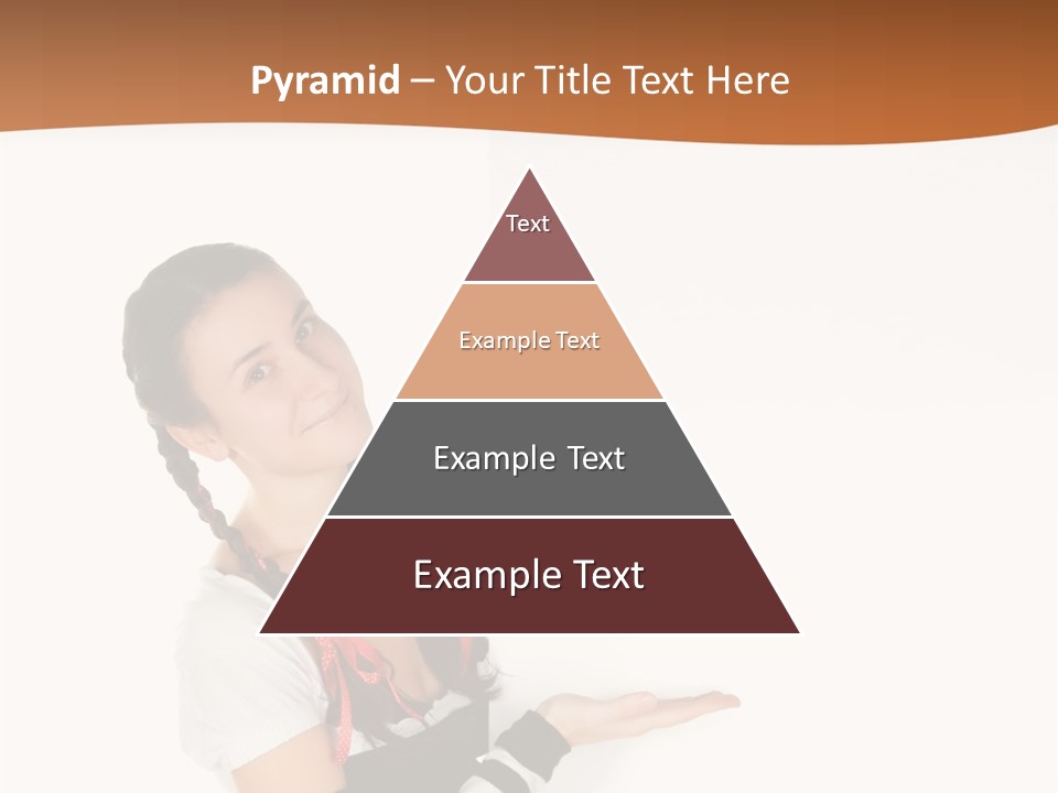 Bavarian Girl Waitress PowerPoint Template