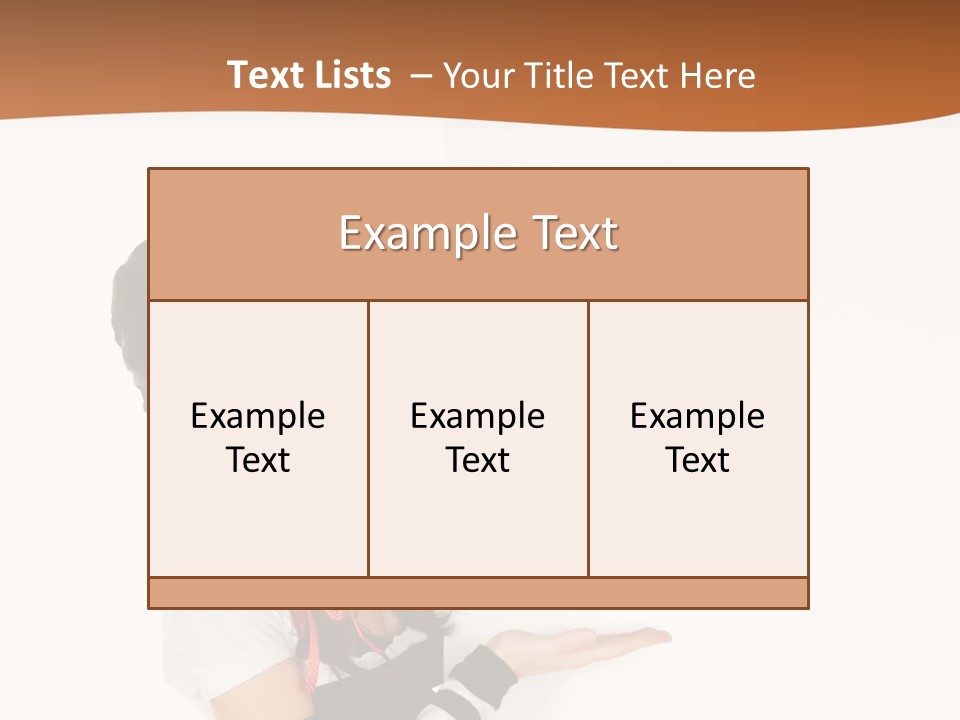 Bavarian Girl Waitress PowerPoint Template