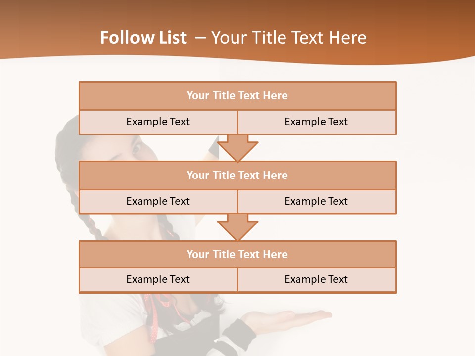 Bavarian Girl Waitress PowerPoint Template