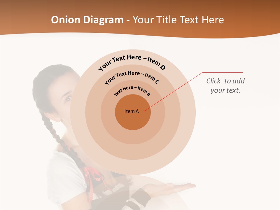 Bavarian Girl Waitress PowerPoint Template