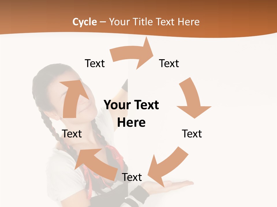 Bavarian Girl Waitress PowerPoint Template