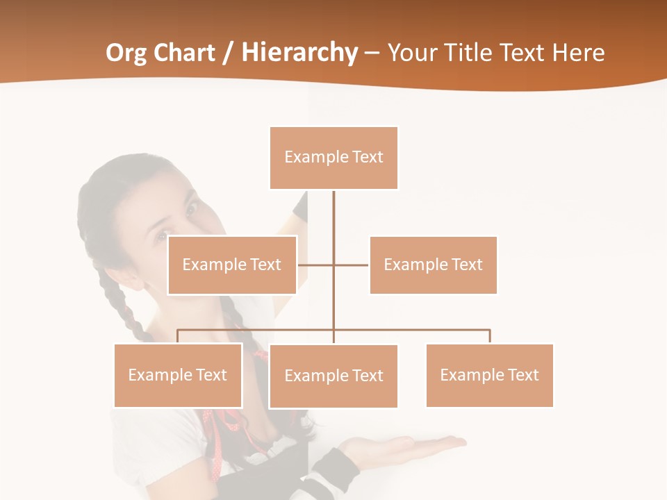 Bavarian Girl Waitress PowerPoint Template