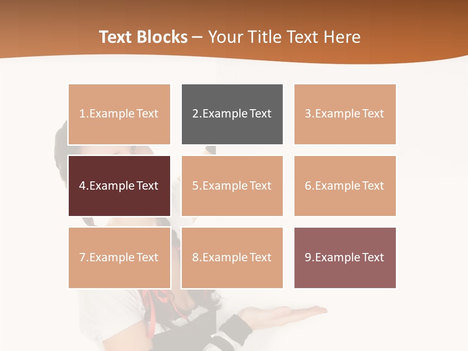 Bavarian Girl Waitress PowerPoint Template