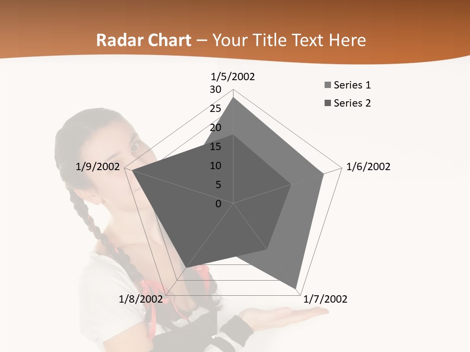 Bavarian Girl Waitress PowerPoint Template