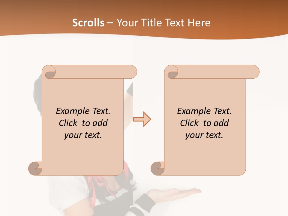 Bavarian Girl Waitress PowerPoint Template