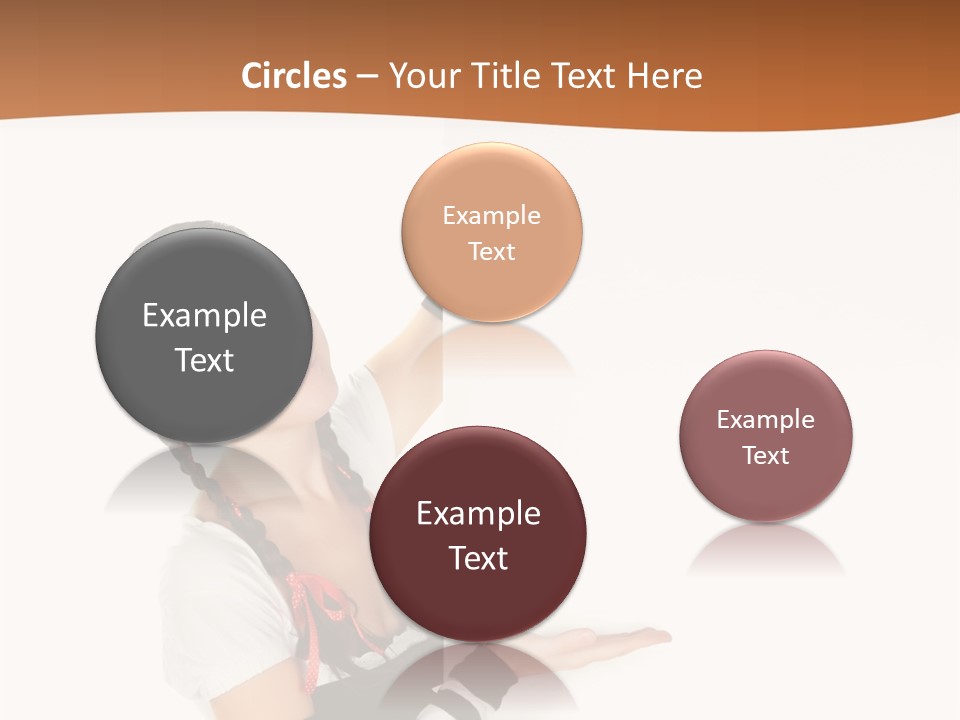 Bavarian Girl Waitress PowerPoint Template