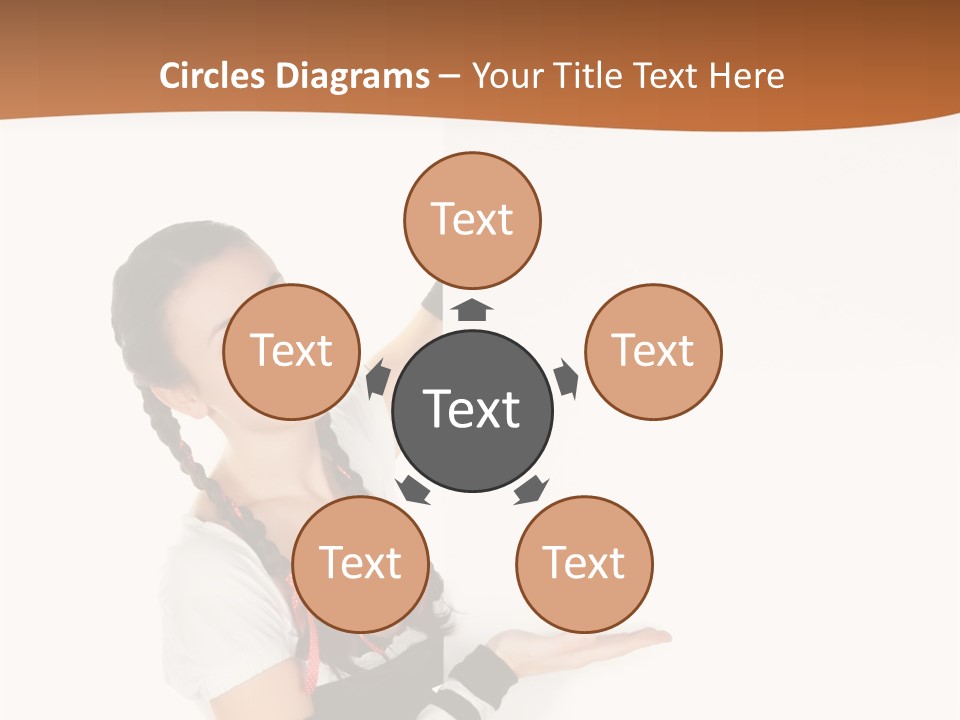 Bavarian Girl Waitress PowerPoint Template