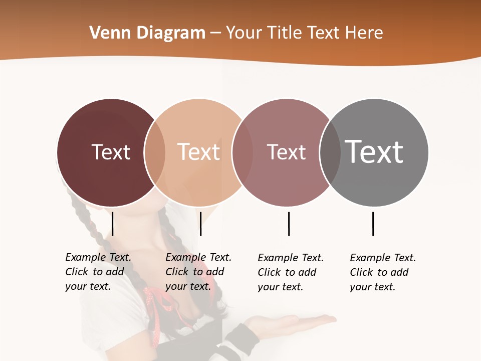 Bavarian Girl Waitress PowerPoint Template