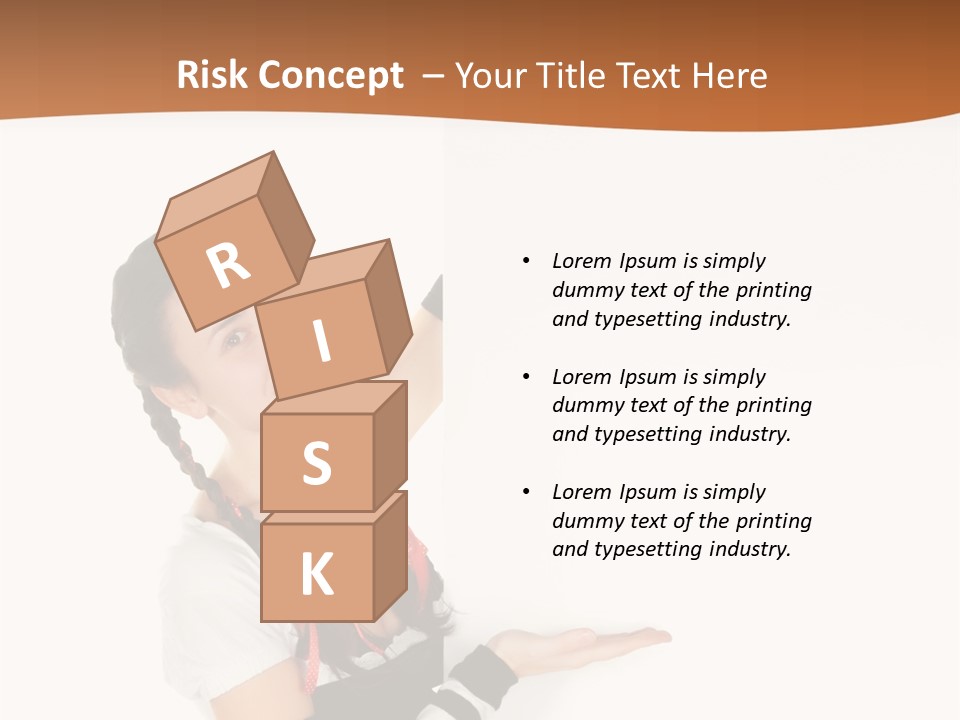 Bavarian Girl Waitress PowerPoint Template