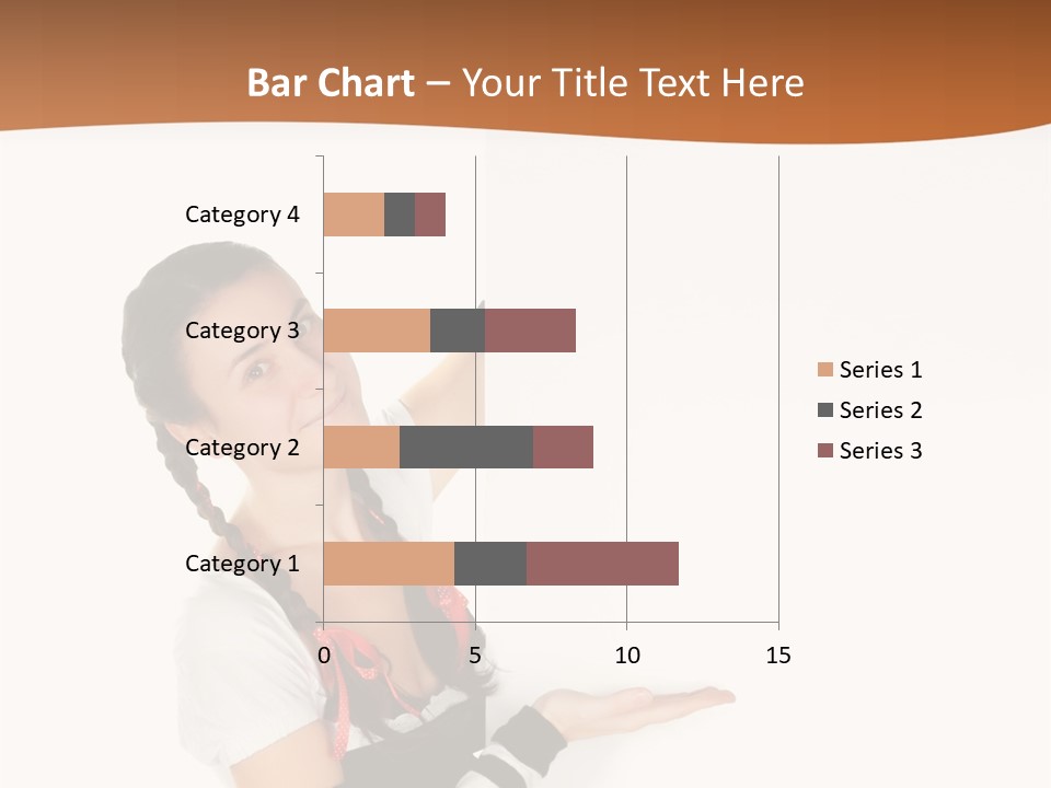 Bavarian Girl Waitress PowerPoint Template