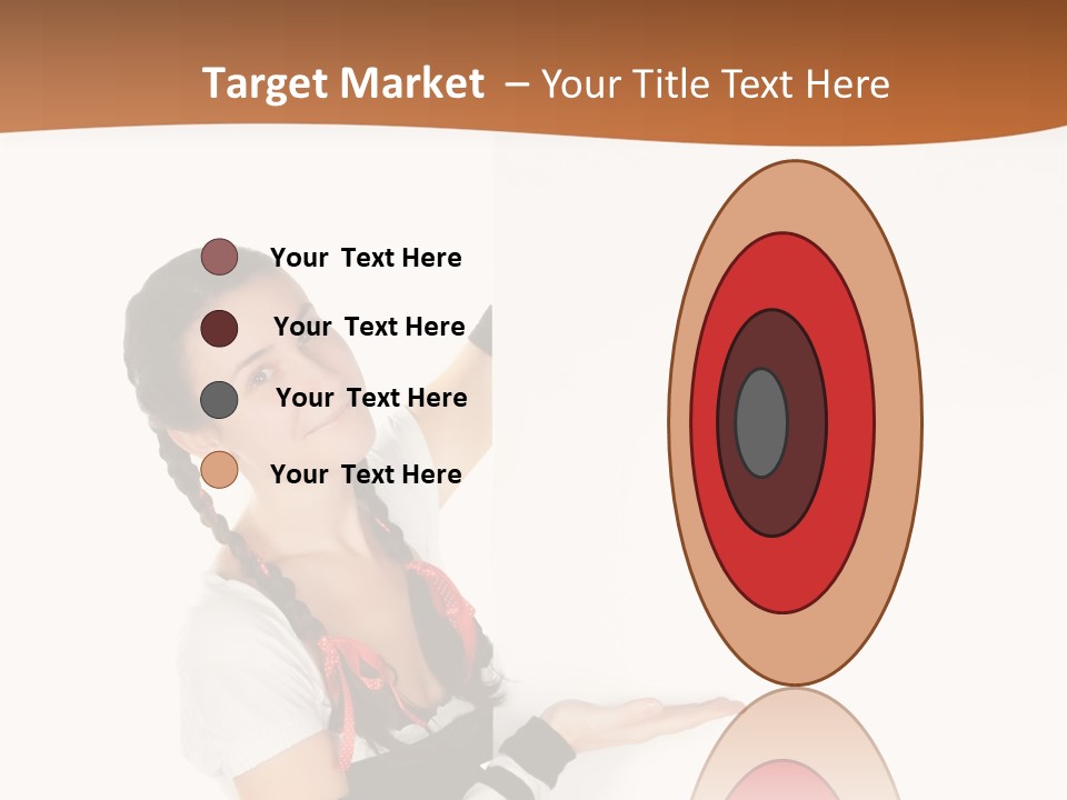 Bavarian Girl Waitress PowerPoint Template