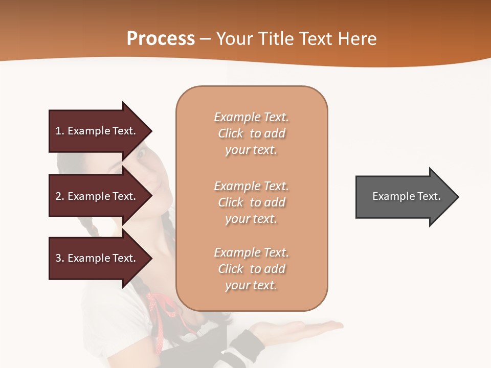 Bavarian Girl Waitress PowerPoint Template