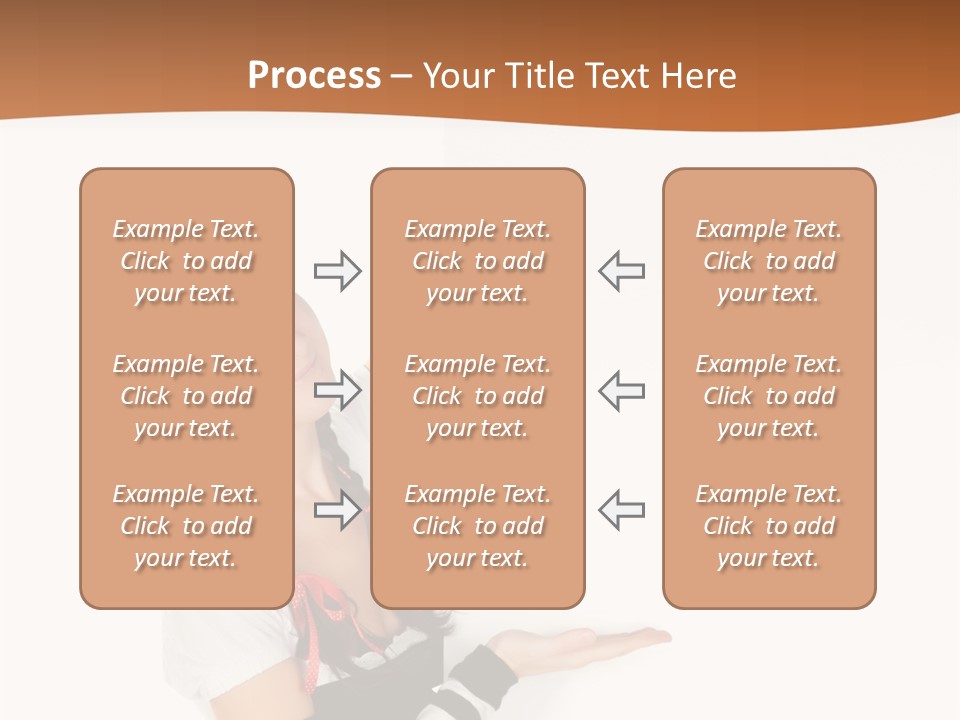 Bavarian Girl Waitress PowerPoint Template