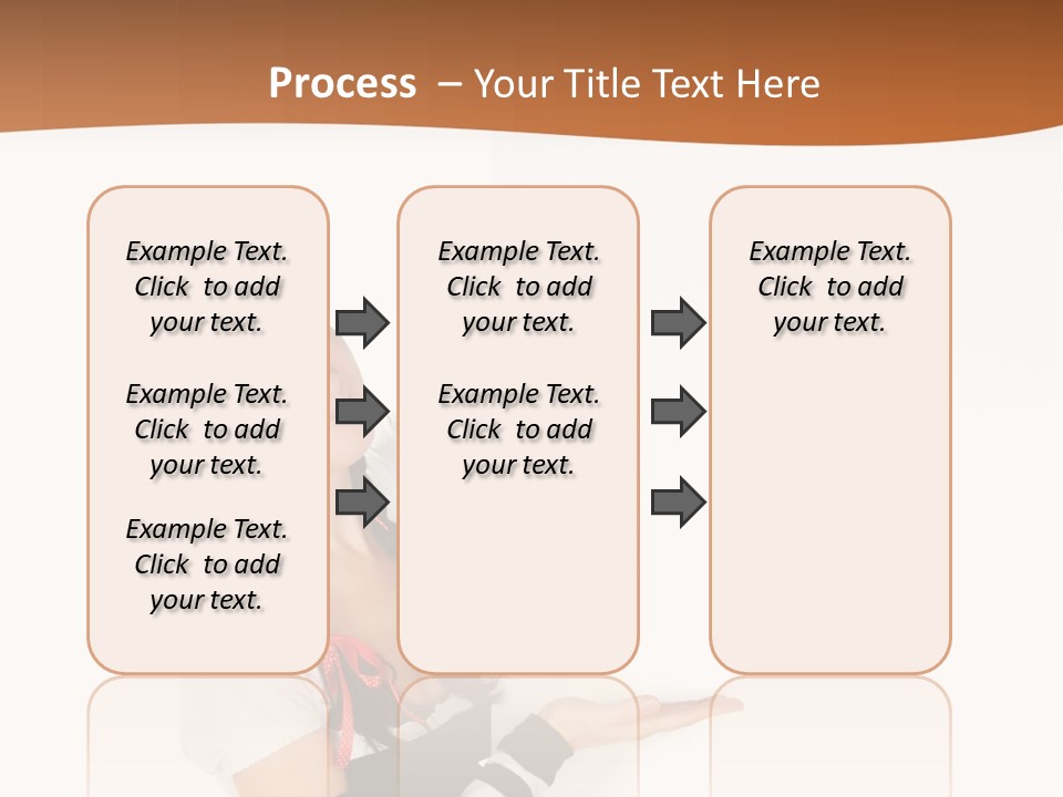 Bavarian Girl Waitress PowerPoint Template