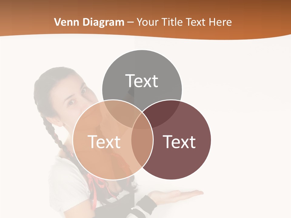 Bavarian Girl Waitress PowerPoint Template