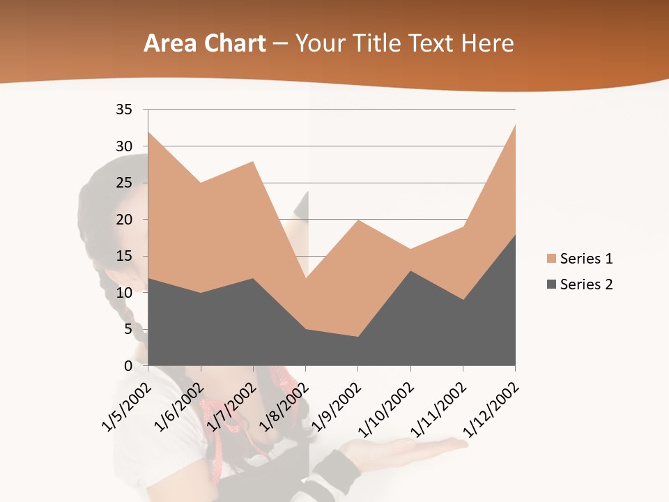 Bavarian Girl Waitress PowerPoint Template