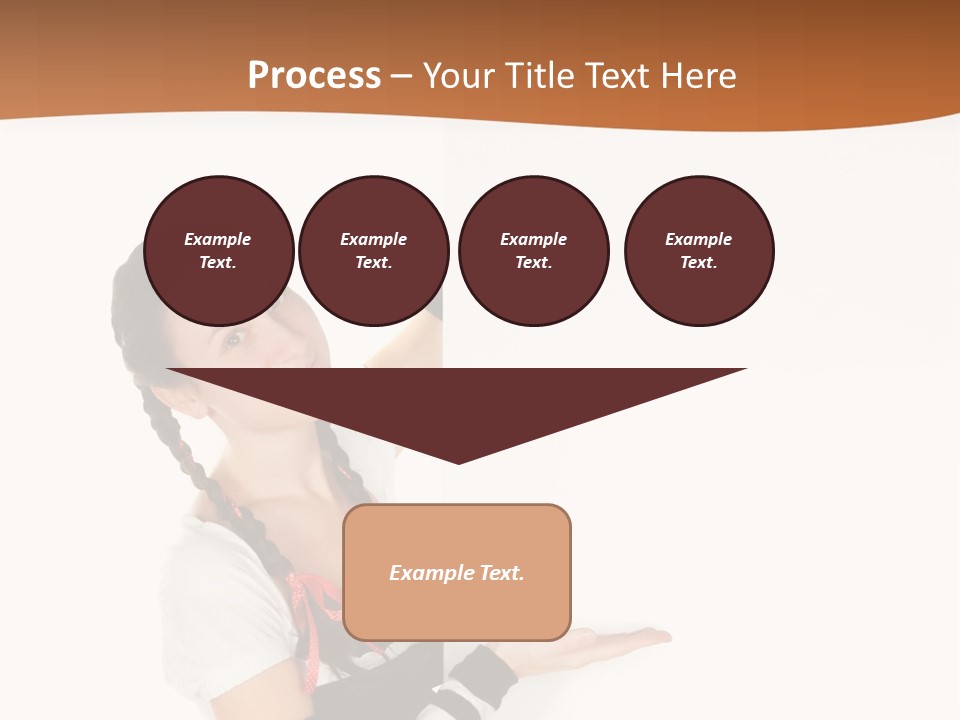 Bavarian Girl Waitress PowerPoint Template