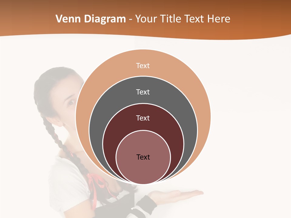 Bavarian Girl Waitress PowerPoint Template