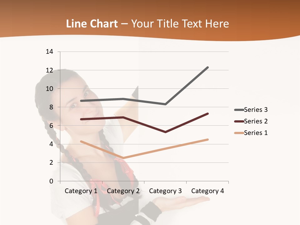 Bavarian Girl Waitress PowerPoint Template