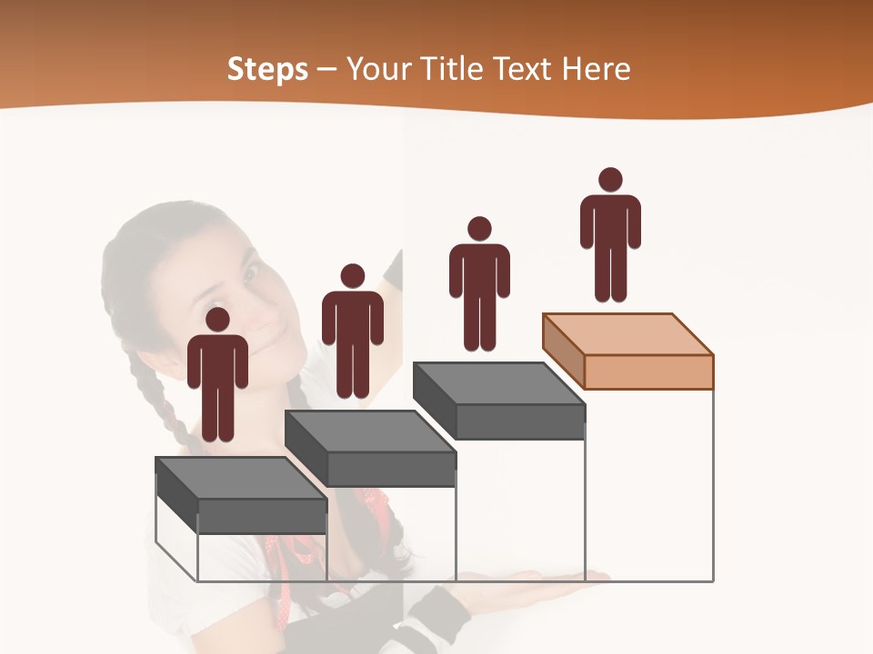 Bavarian Girl Waitress PowerPoint Template