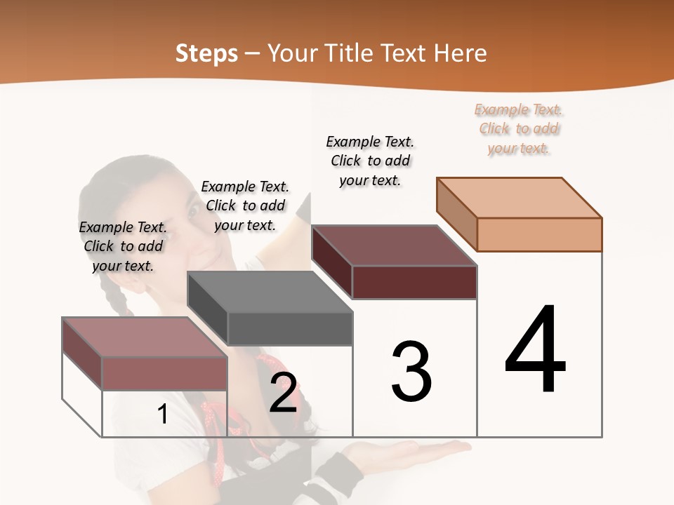 Bavarian Girl Waitress PowerPoint Template