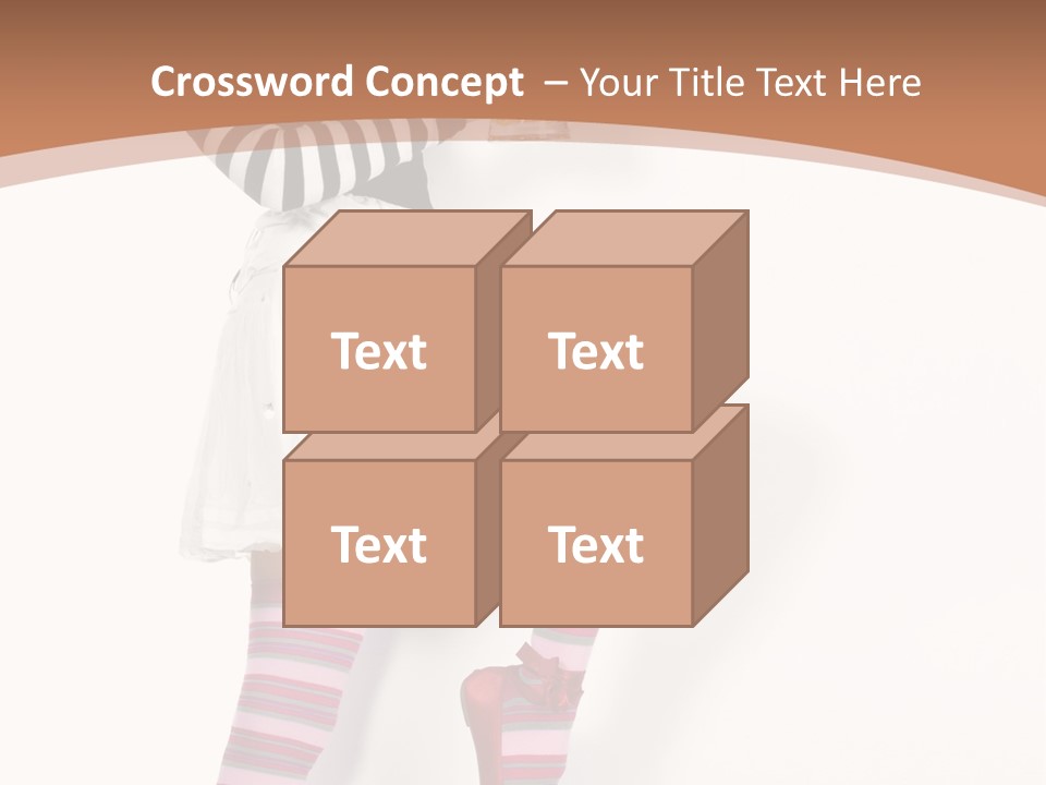 Lady Irish Costume PowerPoint Template