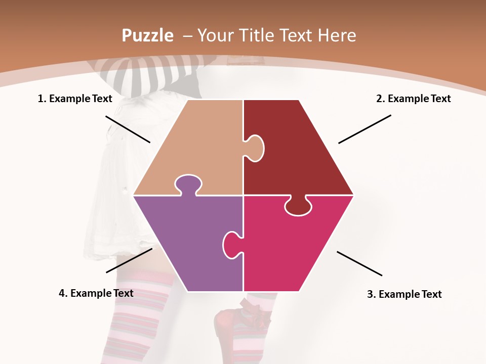 Lady Irish Costume PowerPoint Template