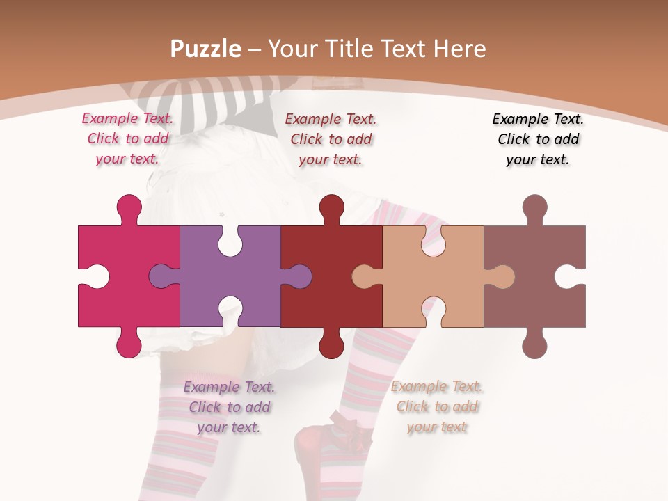 Lady Irish Costume PowerPoint Template