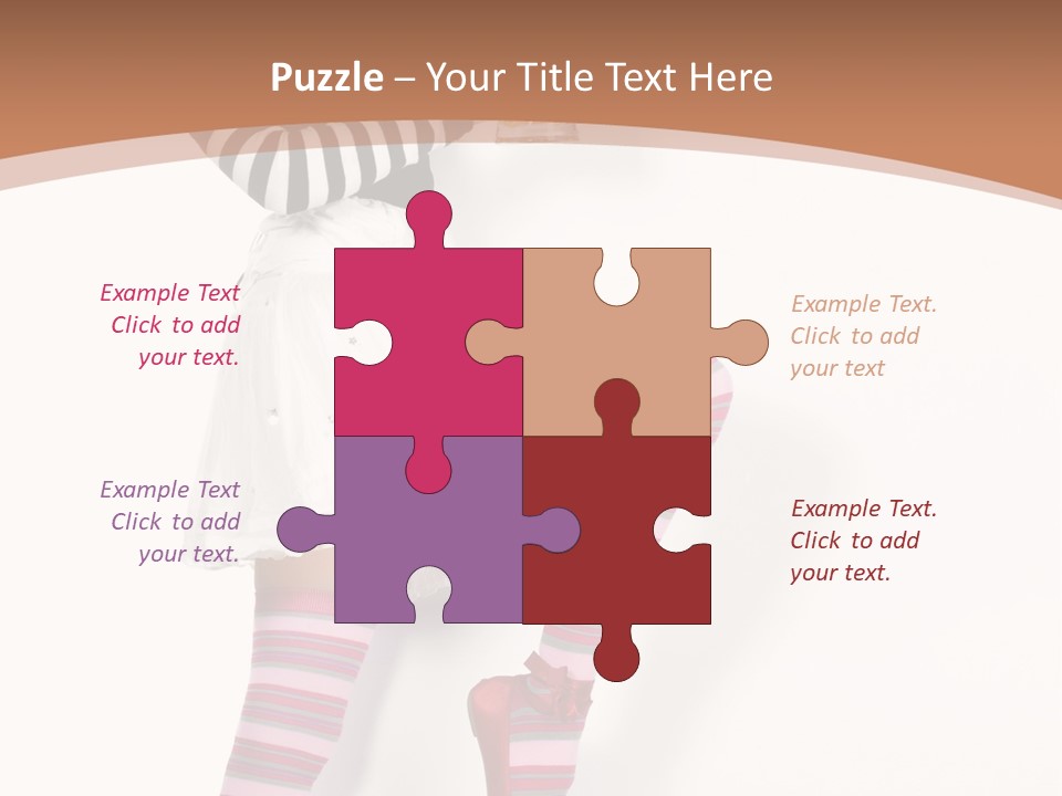 Lady Irish Costume PowerPoint Template