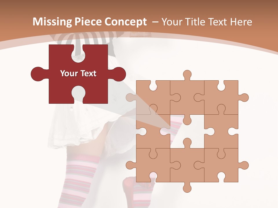 Lady Irish Costume PowerPoint Template