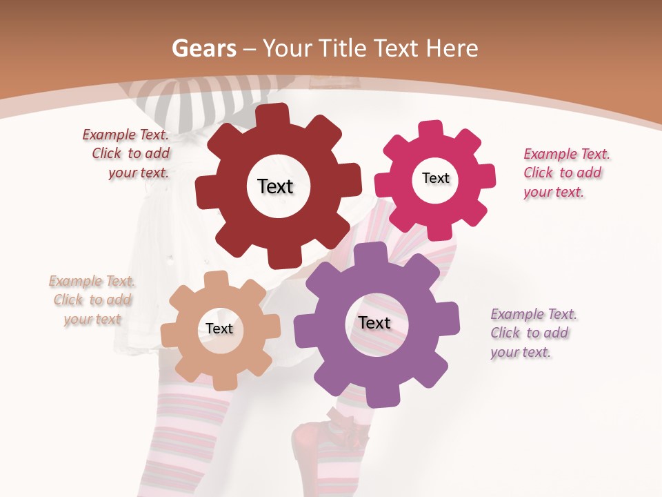 Lady Irish Costume PowerPoint Template