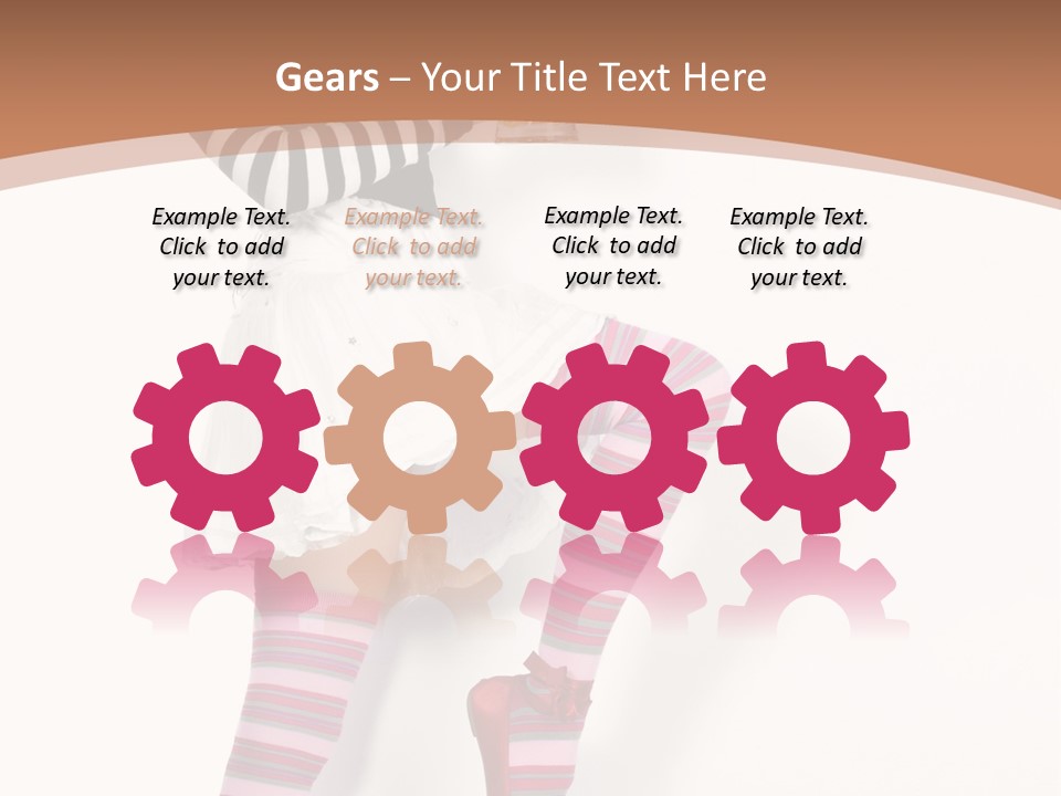 Lady Irish Costume PowerPoint Template