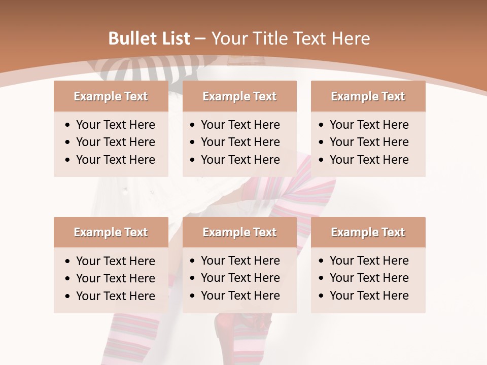 Lady Irish Costume PowerPoint Template