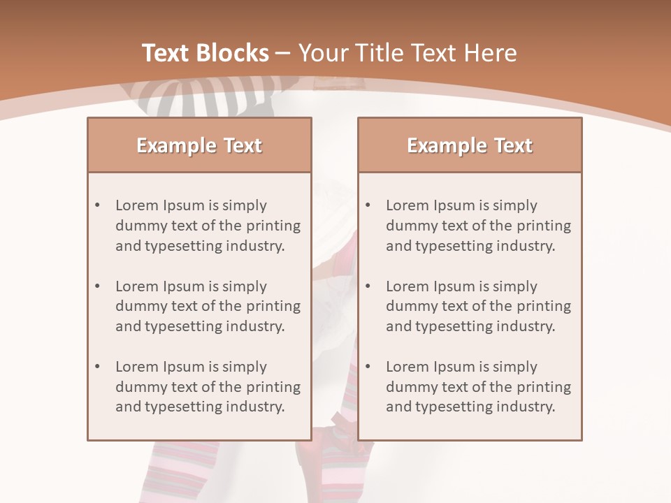 Lady Irish Costume PowerPoint Template