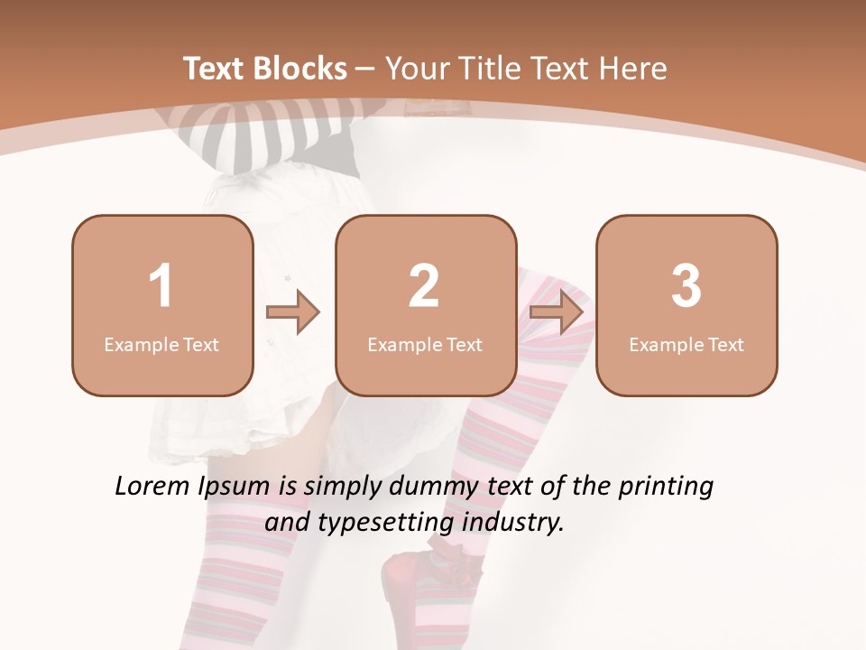 Lady Irish Costume PowerPoint Template