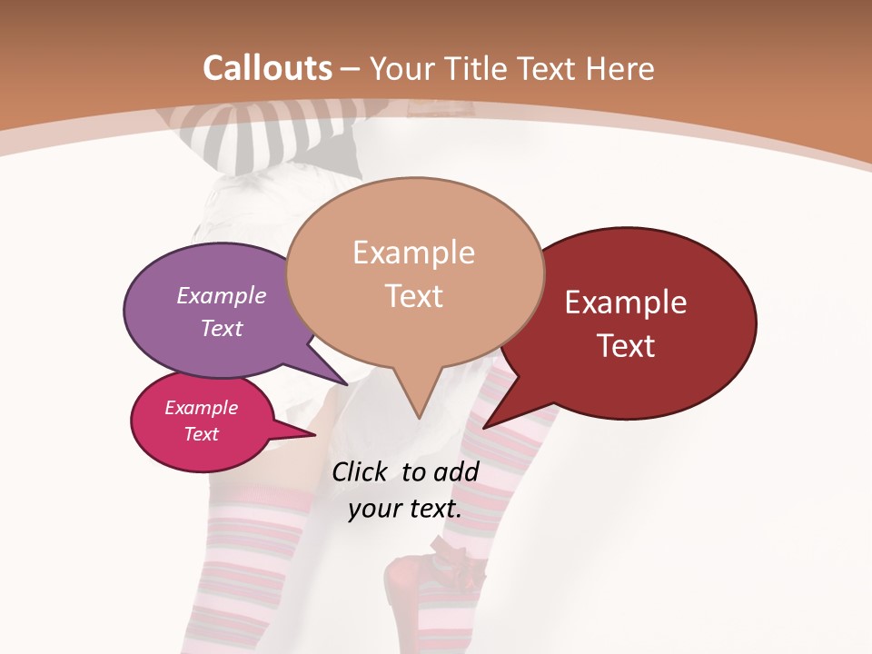 Lady Irish Costume PowerPoint Template