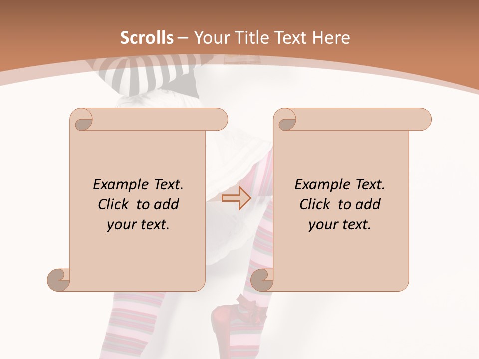 Lady Irish Costume PowerPoint Template