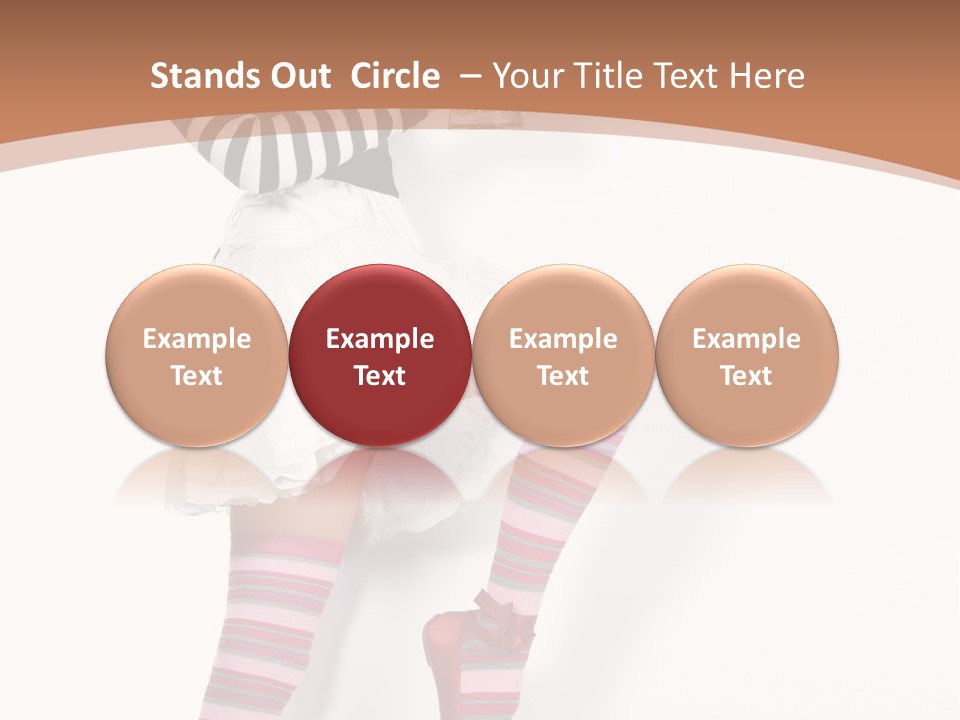 Lady Irish Costume PowerPoint Template